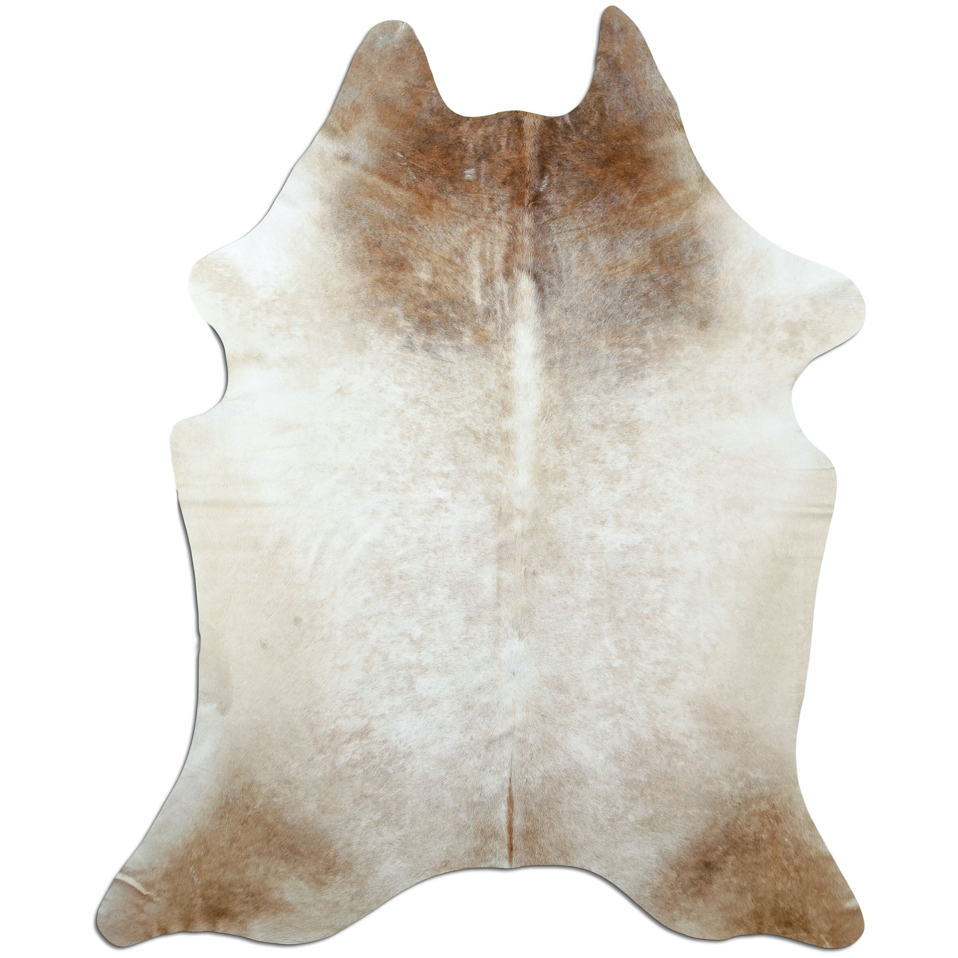 Kuhfell Teppich Beige, 230 × 182 cm – Naturprodukt, Einzelstück