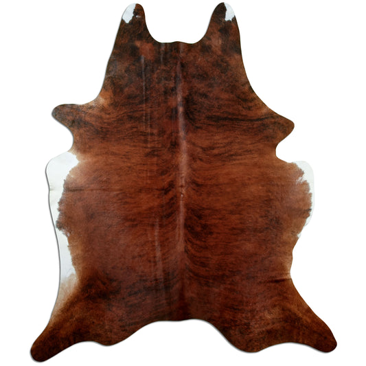 Kuhfell Teppich Medium Brindle, 230 × 187 cm – Naturprodukt, Einzelstück