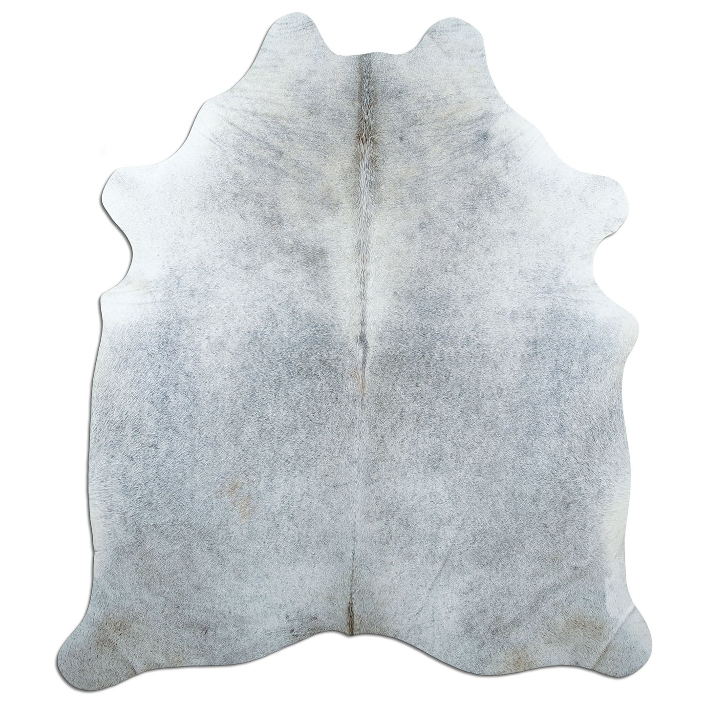 Kuhfell Teppich Grau, 208 × 175 cm – Naturprodukt, Einzelstück