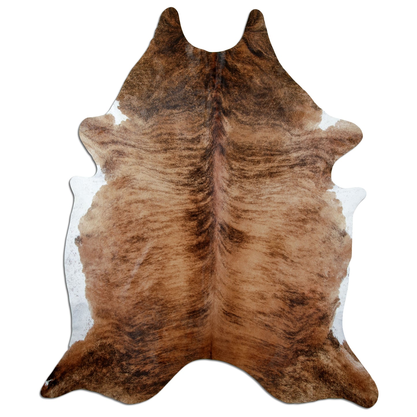 Kuhfell Teppich Exotic White Belly, 265 × 210 cm – Naturprodukt, Einzelstück