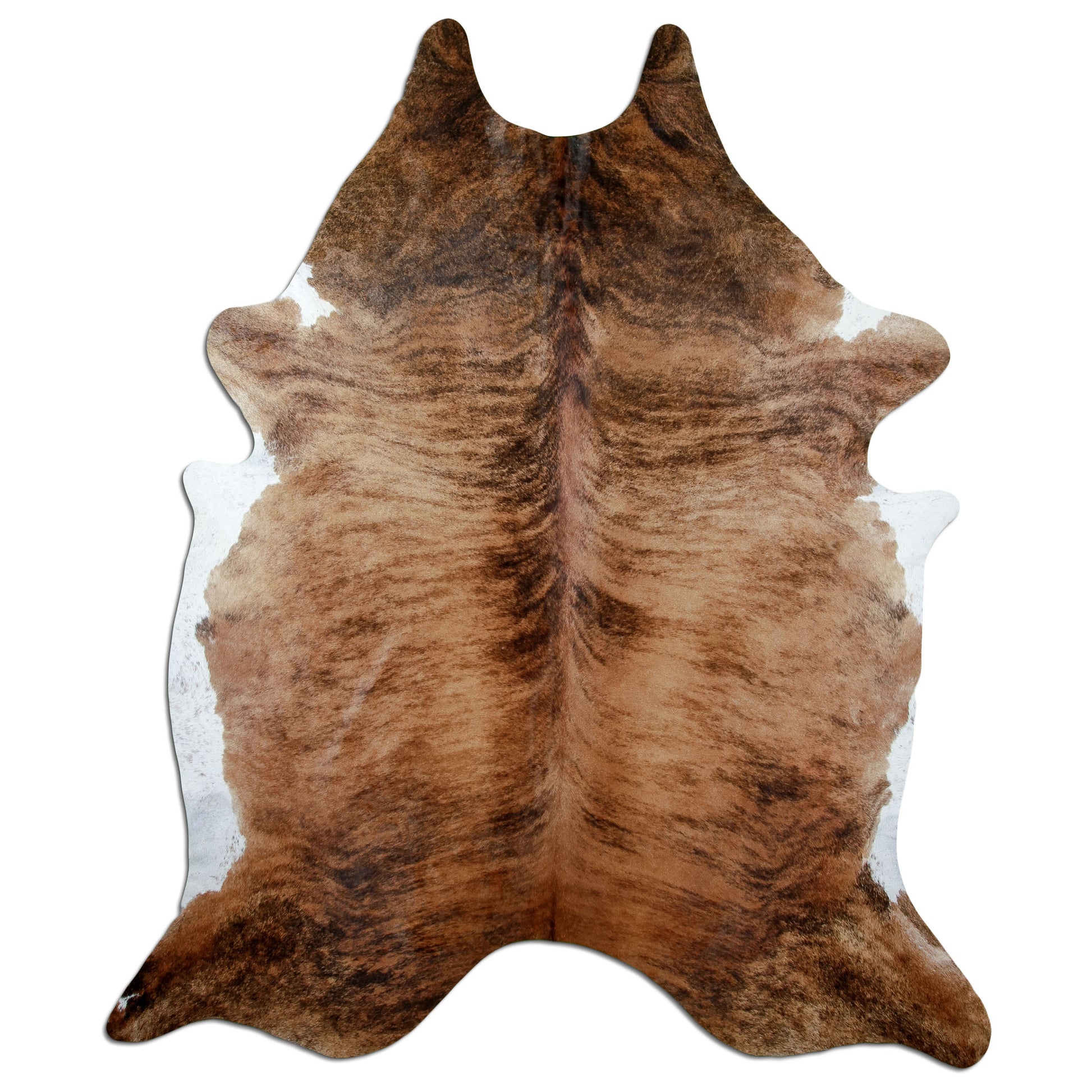 Kuhfell Teppich Exotic White Belly, 265 × 210 cm – Naturprodukt, Einzelstück