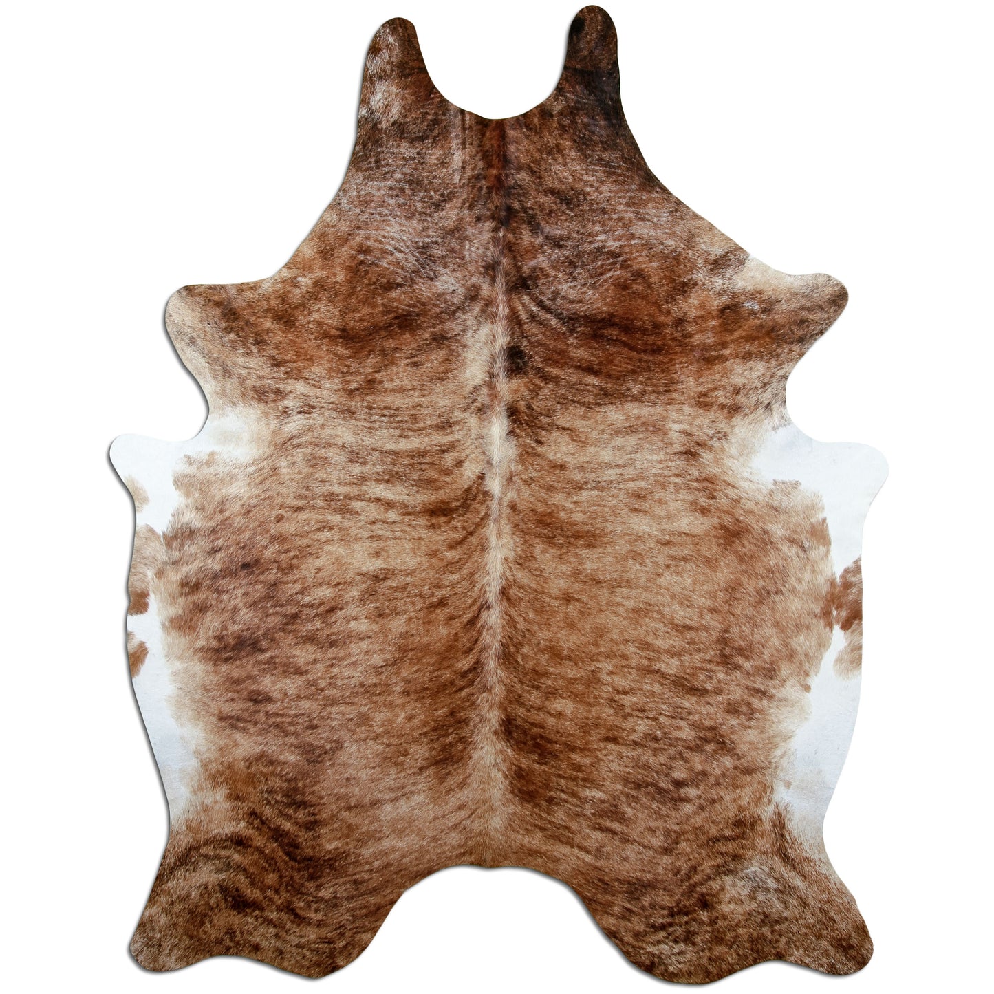 Kuhfell Teppich Exotic White Belly, 238 × 180 cm – Naturprodukt, Einzelstück