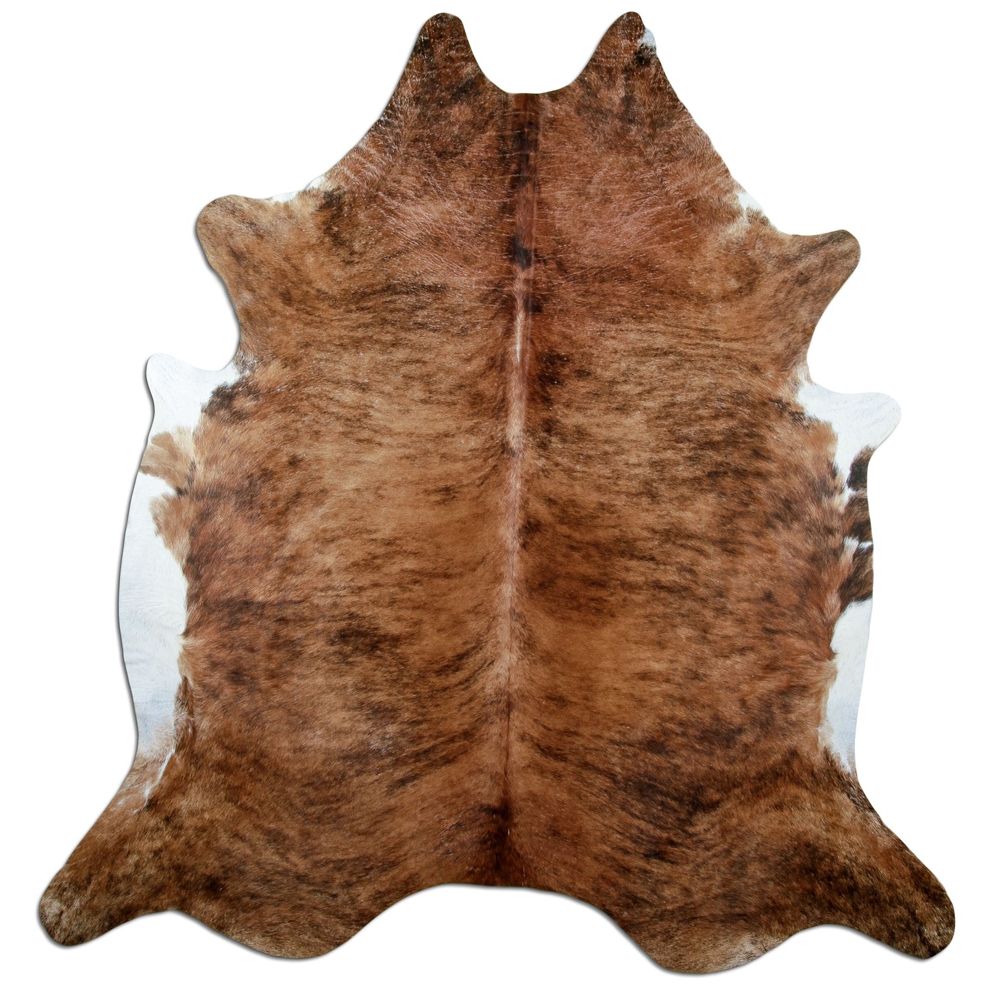 Kuhfell Teppich Exotic White Belly, 238 × 210 cm – Naturprodukt, Einzelstück