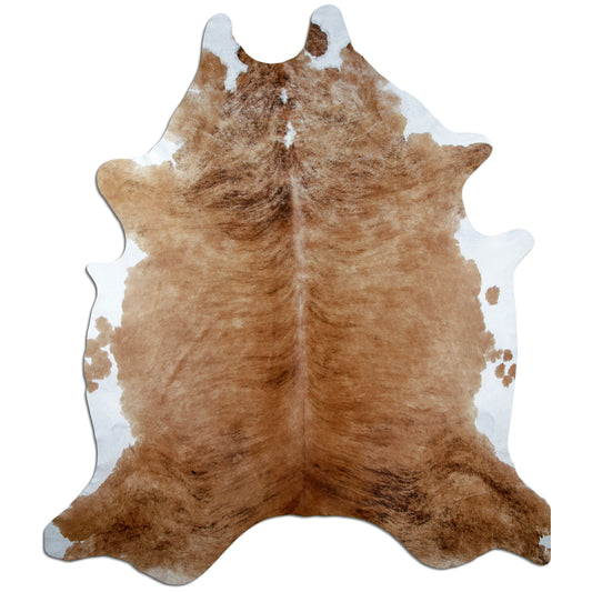 Kuhfell Teppich Exotic White Belly, 265 × 230 cm – Naturprodukt, Einzelstück